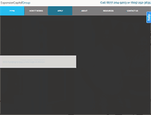 Tablet Screenshot of expansioncapitalgroup.com